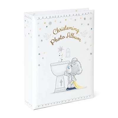 Image of Me to You Tiny Tatty Teddy Baby Christening Photo Album Gift Boxed Holds 160 Photos 6 x 4&quot; AGB92027
