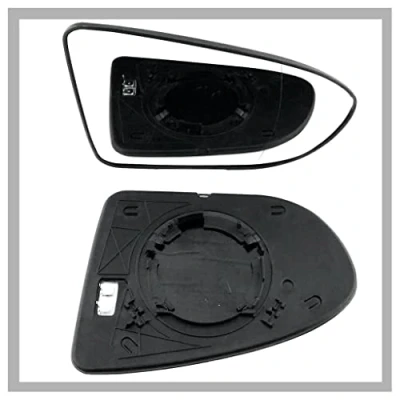 Image of Fits Nissan Qashqai, For 2006 to 2013 Heated Base Wide Angle Wing Mirror Glass RIGHT HAND (UK Driver Side)
