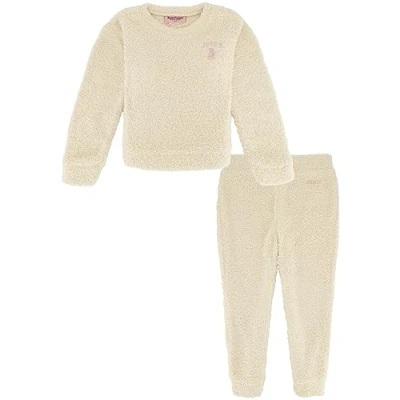 Image of Juicy Couture Girls 2 Piece Boucle Set, Cream, 8/10