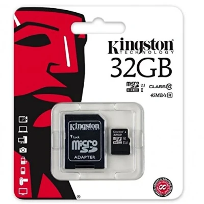 Image of 64GB Micro SD SDXC Class 10 UHS 1 Card with Adapter for GoPro Hero 3 Silver Edition