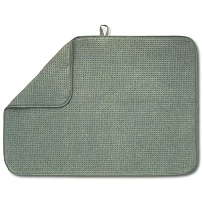 Image of Bellemain XXL Dish Mat 24 x 17 (Largest MAT) Microfiber Drying Mat, Super Absorbent by (Green)