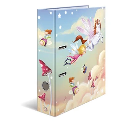 Image of HERMA Lever Arch File Kindergarten with Fairy Dance Motif, A4, 70 mm Spine, Inner Print, 1 Folder