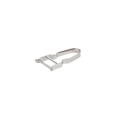 Image of Vogue Julienne Peeler, Stainless steel Speed Vegetable Finger Indent Design for Comfort, CF937, Silver