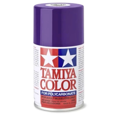 Image of TAMIYA 86010 PS 10 Purple Polycarbonate Spray Paint for Plastic Model Making, Making and Craft Accessories,