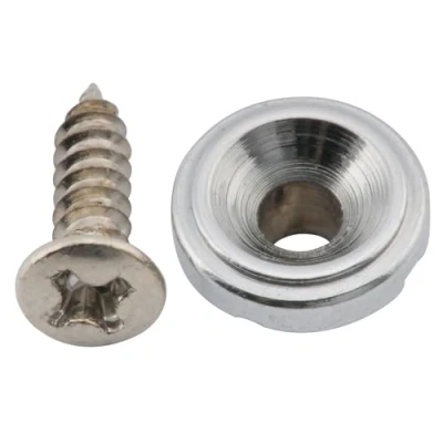 Image of Musiclily Pro Steel Vintage Tele String Guide Tree Retainer for Telecaster Style Electric Guitar, Chrome