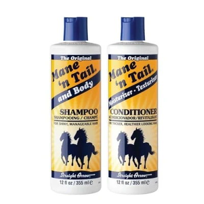 Image of Mane &#039;n Tail Original Formula Shampoo and Conditioner Twin Pack, For Healthier Looking Hair, 355 ml (Pack of 1)