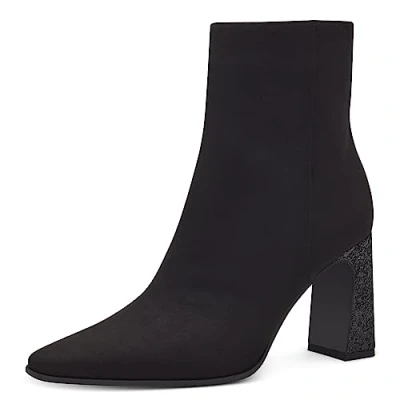 Image of MARCO TOZZI Women&#039;s 2 25303 41 Boot Heel, Black Comb, 6.5