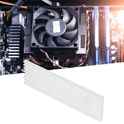 Image of 10Pcs Aluminum Heatsink Cooling Fin Heat Sink for M.2 2280 SSD White
