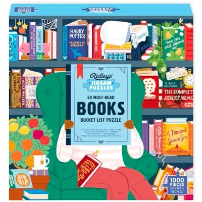 Image of Ridley&#039;s Books of the World Bucket List Jigsaw
