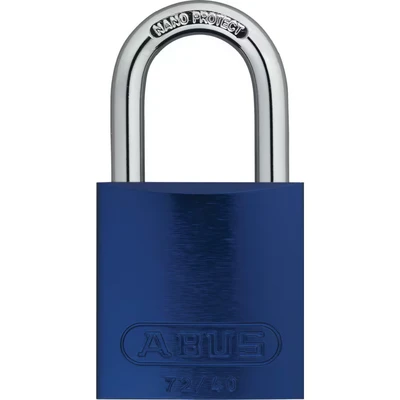 Image of ABUS 43600 72/40 Aluminium Padlock, Security Level 6 Blue