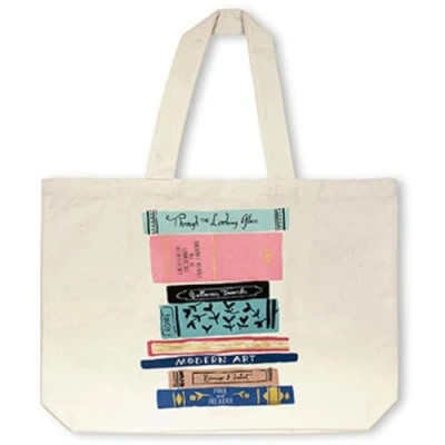 Image of WIAONE Kate Spade New York bolsa de lona extragrande para mujer, playa lona, libro con bolsillo, Pila clásicos, Talla unica