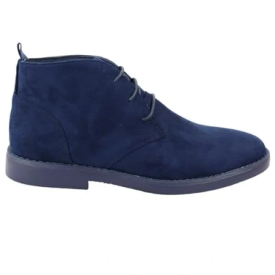 Image of TruClothing Mens&#039;s Chukka Desert Ankle Boots Lace Up Suede Shoes Navy 8 UK