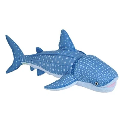 Image of Wild Republic Whale Shark, Soft Plush Toy, Gifts for Kids, Living Ocean, 66cm , Blue