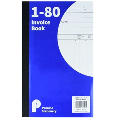Image of 5X Invoice Duplicate Books A5 Size Ideal for Business/Office Use