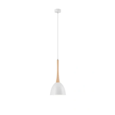 Image of Tulip Dome Pendant Ceiling Lights White, 1x E27