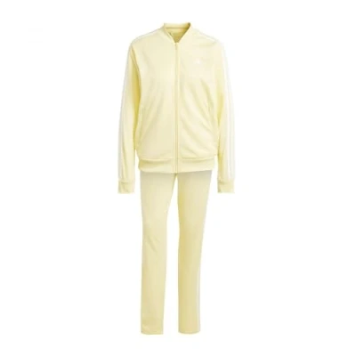 Image of adidas Sportswear Essentials Stripes Tracksuit, Women&#039;s, Size: Small, Almost yellow/white