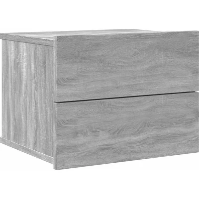 Image of vidaXL Bedside Cabinets Grey Sonoma 40x30x30 cm Engineered Wood