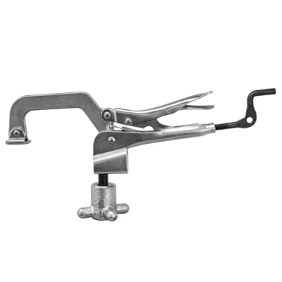 Image of Drill Press Clamp with Crank Handle, Quick Set Hold Down Clamp, PTTD634, Strong hand Tools