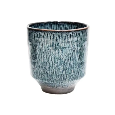 Image of Ivyline Planter, Earthenware, Navy, 13 x 13cm