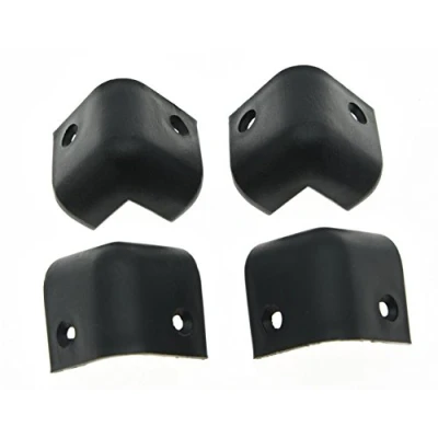 Image of KAISH 4pcs Hard Plastic 2 Hole Guitar AMP Amplifier Corners Speaker Corner 28x28x28mm
