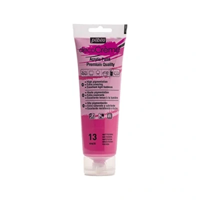 Image of PEBEO 89013 120ml DecoCreme, Acrylic, Fuchsia, 14 x 4.5 6.5 cm