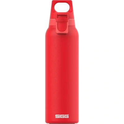 Image of SIGG Insulated Water Bottle Thermo Flask Hot &amp; Cold One Light With Fruit Strainer Leakproof BPA Free 18/8 Stainless Steel Red 0.55L, Scarlet