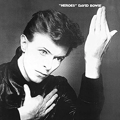 Image of David Bowie Heroes 40 x 40cm Canvas Prints, Polyester, Silver, 40x40x3.2 cm