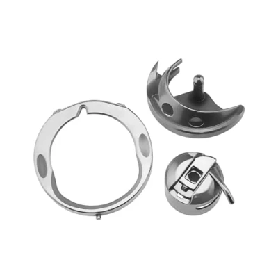 Image of eMagTech 1 Set Bobbin Case &amp; Hook Shuttle Race Cover Compatible with Singer 1105/1107/1116/1120 Bernette12 EverSewn Maker 100