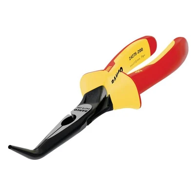 Image of Bahco 2427S ERGO Insulated Bent Nose Pliers 160mm (6.1/4in) BAH2427S160