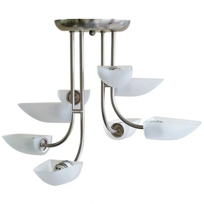 Image of Udine Pendant 8 Light G9 Satin Chrome