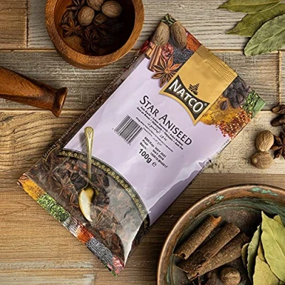 Image of Natco Foods Whole Star Aniseed Anise 100g Chilli Wizards