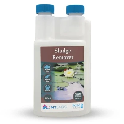 Image of NT Labs Pond Sludgeclear, Sludge Remover, Digests Organic Material in Sludge, Reduces the Risk of Fish Becoming Diseased (500 ml)
