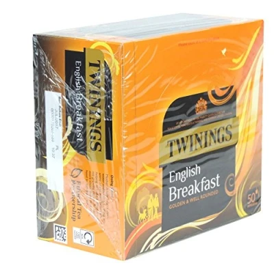 Image of Twinings English Breakfast 50 Envelopes 100g