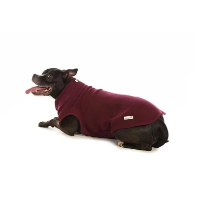Image of Doodlebone Dog Fleece (Burgundy, 2)