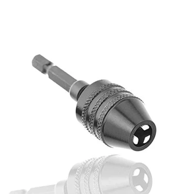 Image of Bestgle 0.3 8mm Keyless Drill Chuck Conversion Tool Quick Change Screwdriver Adapter Converter with 1/4 Inch Hex Shank