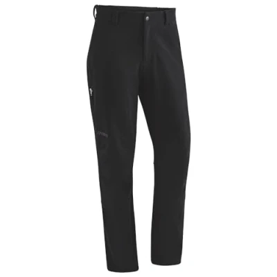 Image of maier sports Men&#039;s Herrmann Hiking Trousers, Warm Outdoor Pants, Elastic Trekking Trousers Black