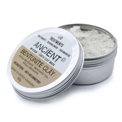 Image of Ancient Wisdom Clay Face Mask Powder (Bentonite Clay)