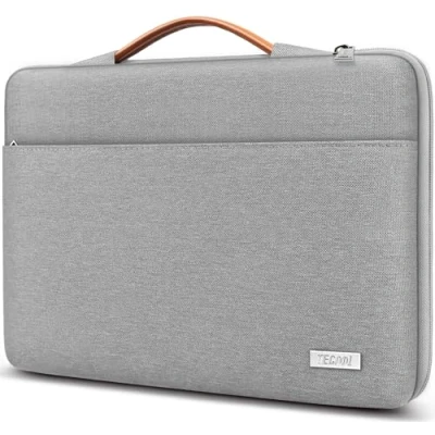 Image of TECOOL 16 Inch Laptop Sleeve Case, Protective Notebook Bag Water resistant Case for MacBook Pro M3 M2 M1 2023 2019,16&quot; Lenovo Thinkpad IdeaPad HP Dell ASUS Huawei, Grey