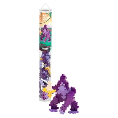 Image of Plus Building Blocks Toy Animal Toys for Kids, Creative Learning Resources and STEM Play Home Travel Girls Boys Age 5 Gorilla 100 Pieces