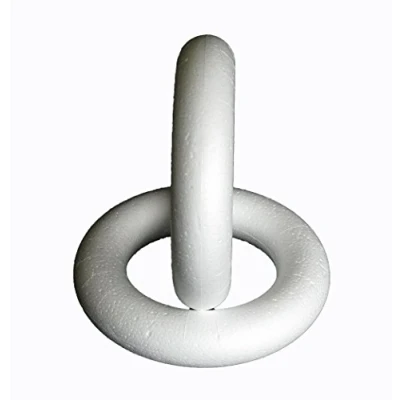 Image of Craftmill Full Rounded Polystyrene Wreath/Ring 25cm (250mm) Box of (1)