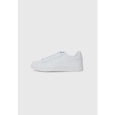 Image of EA7 Emporio Armani Classic Unisex Trainers, Size: 7, White Leather