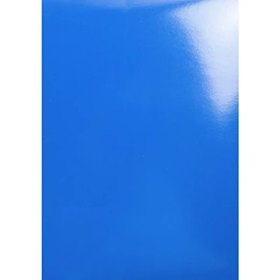 Image of Exacompta Ref 2982C Chromolux Covers (Pack of 100) 210 x 297mm in Size, Suitable for Use with A4 Paper, Coloured Lacquered 250gsm Material Blue