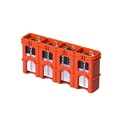 Image of Storacell Powerpax 9V Battery Caddy, Orange