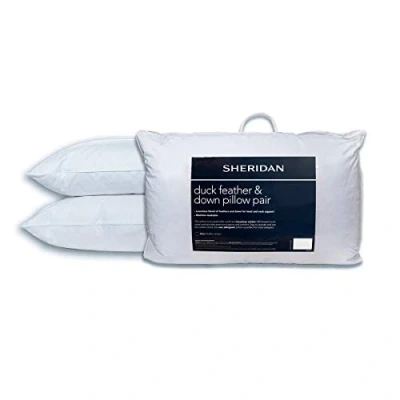 Image of Sheridan Duck Feather and Down Pillow Pair Pillow/s (Pair) 74 x 48 cm