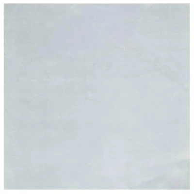 Image of vidaXL Soft and Fluffy Square Area Rug Blue Short Pile, Machine Washable, Non Slip Backing, Suitable for Underfloor Heating Indoor Spaces 160 x cm
