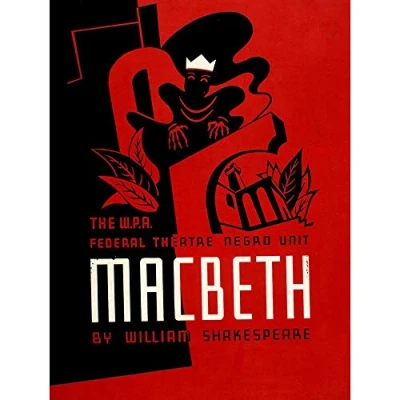 Image of Wee Blue Coo Theatre Stage Play Macbeth Shakespeare USA Art Print Poster Wall Decor 12X16 Inch