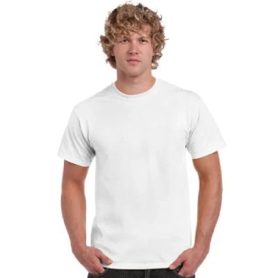 Image of Gildan Men&#039;s Crew Neck Short SleeveT Shirt, White, XXXX Large