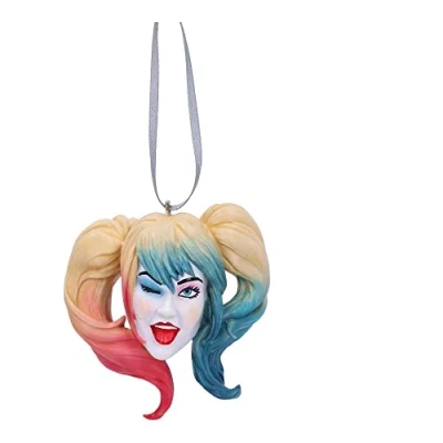 Image of Nemesis Now Officially Licensed Harley Quinn Hanging Ornament, Yellow, 8cm