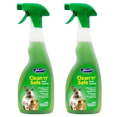 Image of (2 Pack) Johnson&#039;s Vet Safe Pet Disinfectant for Small Animals 500ml