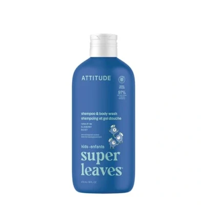 Image of ATTITUDE Shampoo and Body Wash for Kids, EWG Verified Hair Cleanser, Dermatologically Tested Soap, Plant Mineral Based Bath Products, Vegan, Watermelon Coco, 946 mL